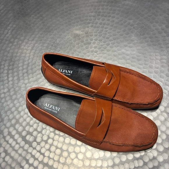 Alfani Men's Tan Slip-On Loafers - Picture 4 of 4